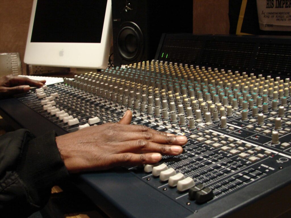 Firstdub Studio - JW at controls 1